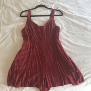 Super light American eagle romper with pockets